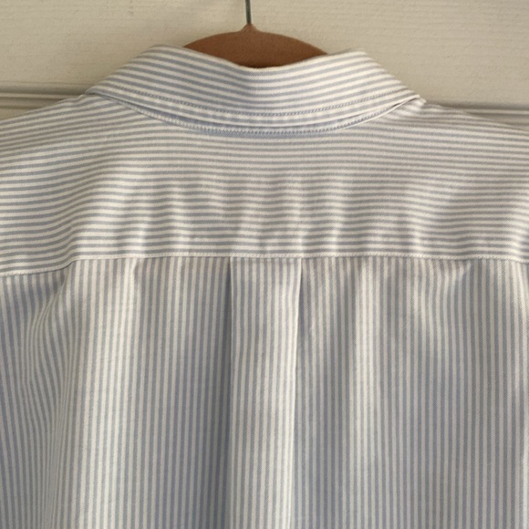 Eddie Bauer Striped Button Down Cotton Dress Shirt XL Tall - Picture 6 of 7